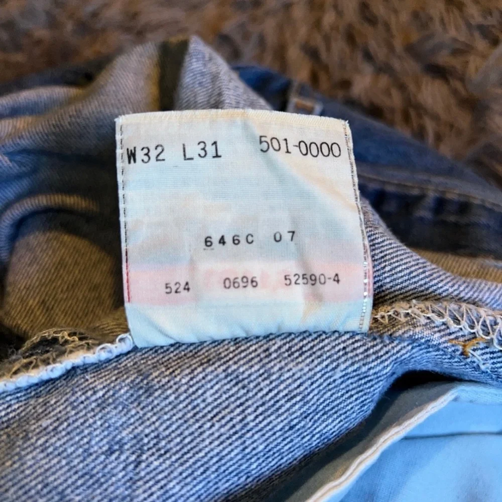 Levi's Straight-Leg Jeans in Blue Denim